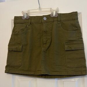Cargo Pocket Mini Skirt